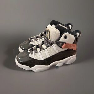 Jordan 6 Rings PS White Anthracite Red Stardust Size 12C Used w/ Box